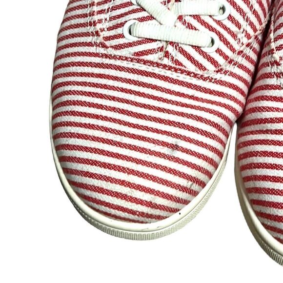 Spenco Mules Woman’s Size 5.5 Santa Rosa Red White Striped Slip on Casual Shoe - Picture 10 of 10